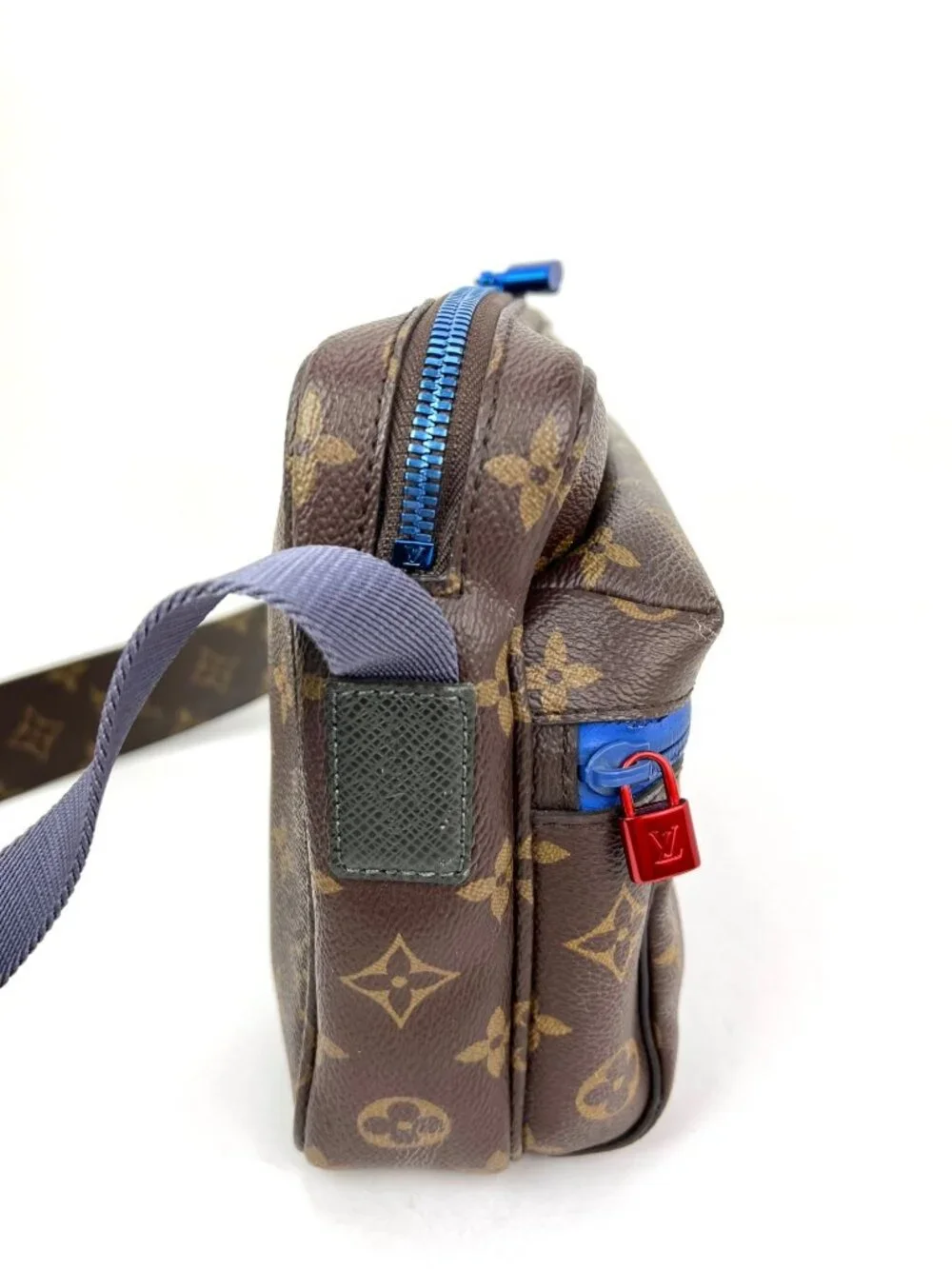 Louis Vuitton Monogram Outdoor Blue Messenger Bag